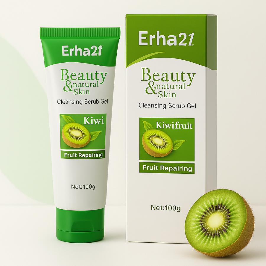 🥝 Erha21 Kiwi Cleansing Scrub Gel – Frescura y Energía Natural